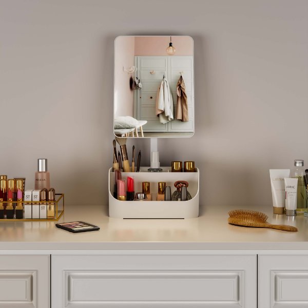 SM463 Makeup Vanity Mirror With Storage Box