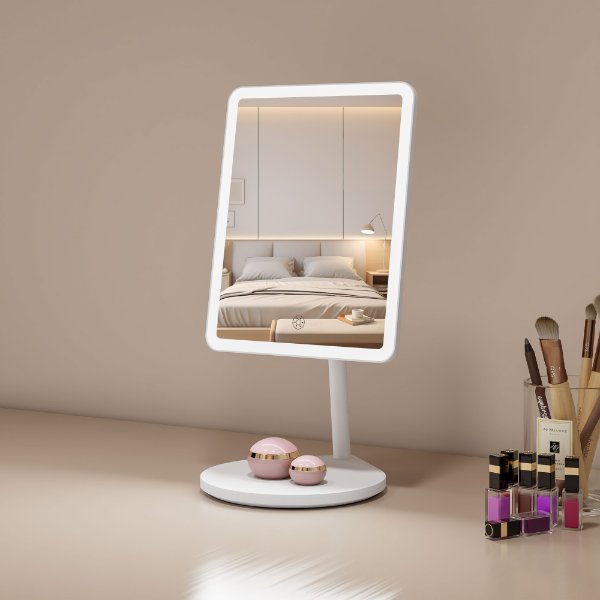 SM443 LED Tabletop Vanity Mirror With Lights