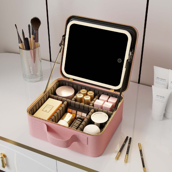 SM389 Led Makeup Bag With Mirror