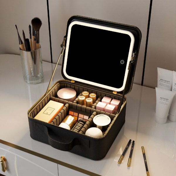 SM389 Led Makeup Bag With Mirror