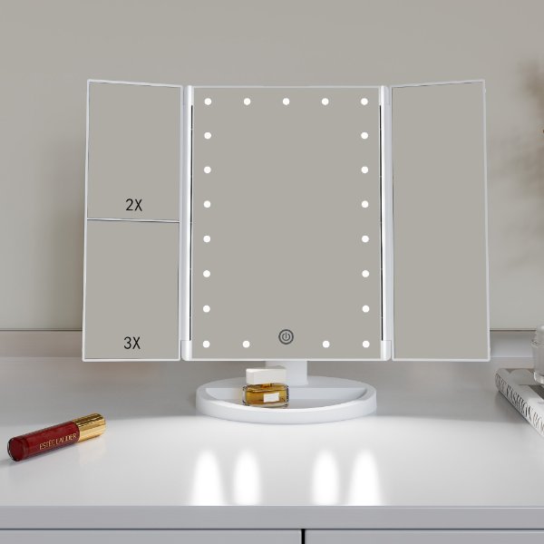 SM241D Led Trifold Vanity Mirror